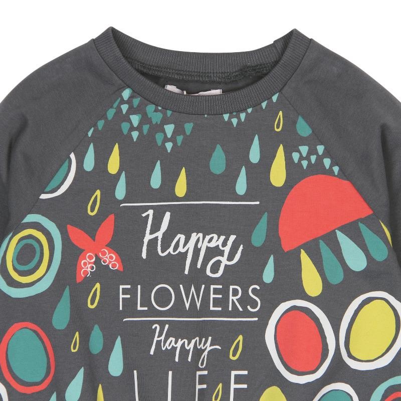 Boboli 476030-8076 sukieneczka dla dziewczynki kolor popiel -  - #tag1# - #tag2# - #tag3# - #tag4#