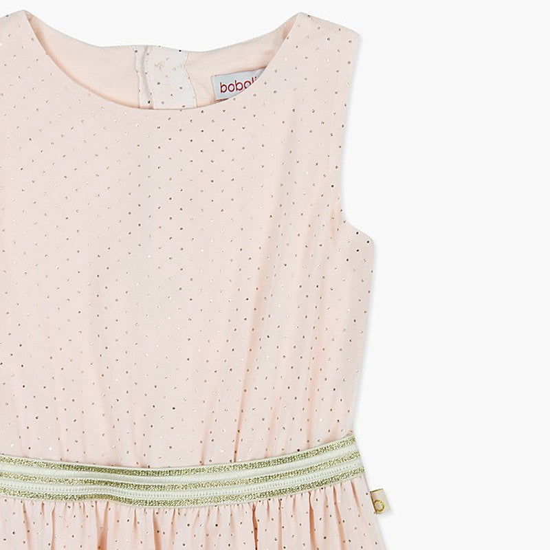 Boboli Szyfonowa sukienka dla dziewczynki różowa 727242-9049 -  - #tag1# - #tag2# - #tag3# - #tag4#