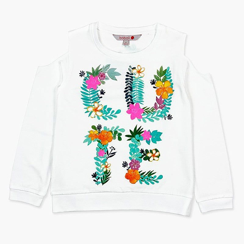 Boboli koszulka dla dziewczynki biała 457163-1100 -  - #tag1# - #tag2# - #tag3# - #tag4#