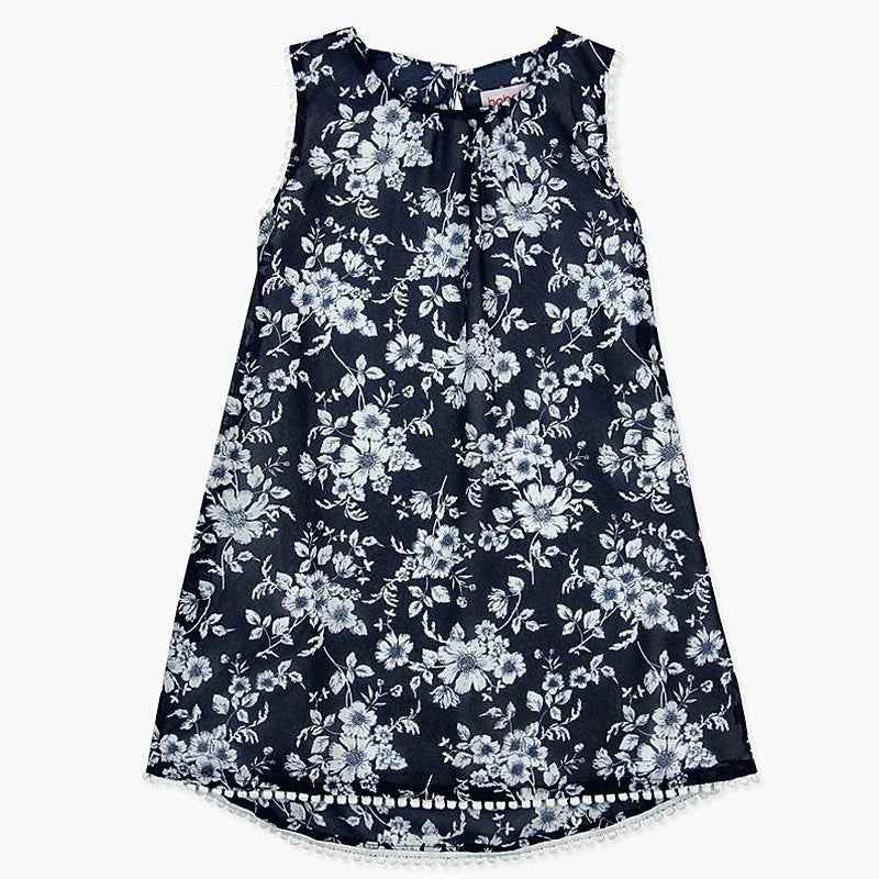 Boboli sukienka dla dziewczynki granatowa 727264-9047 -  - #tag1# - #tag2# - #tag3# - #tag4#