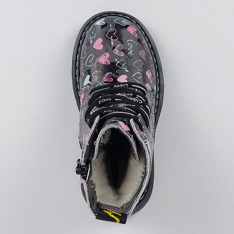 Botki Ocieplne dziewczynka szary HB371-27923  GKMBD -  - #tag1# - #tag2# - #tag3# - #tag4#