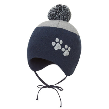 Broel VERNER Czapka zimowa chłopięca kolor szary/granat -  - #tag1# - #tag2# - #tag3# - #tag4#