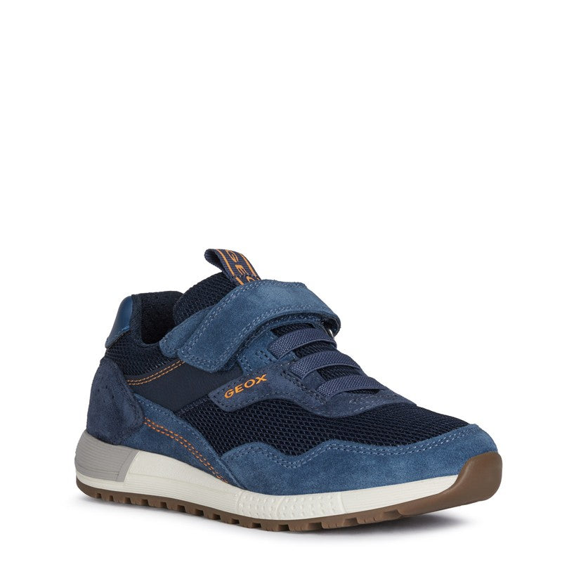 Buty sneakersy chłopięce Geox J159EB-02214-C0659 kolor granatowy - - #tag1# - #tag2# - #tag3# - #tag4#