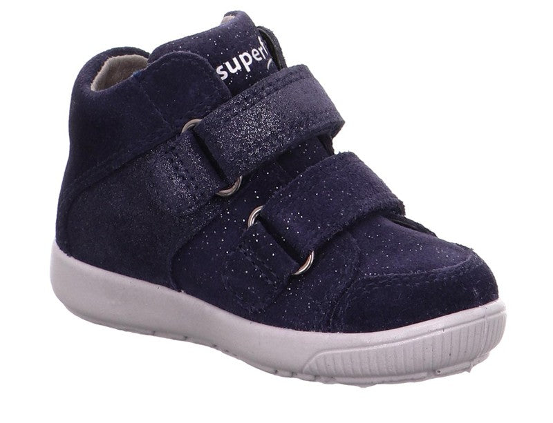 Buty sneakersy wysokie dla dziewczyn Superfit 1-006441-8000 kolor granat - - #tag1# - #tag2# - #tag3# - #tag4#