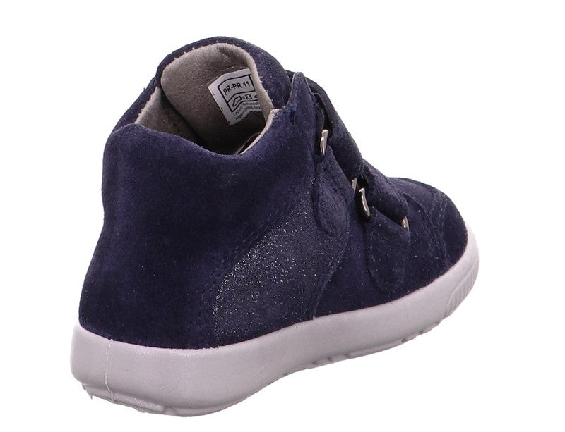 Buty sneakersy wysokie dla dziewczyn Superfit 1-006441-8000 kolor granat - - #tag1# - #tag2# - #tag3# - #tag4#