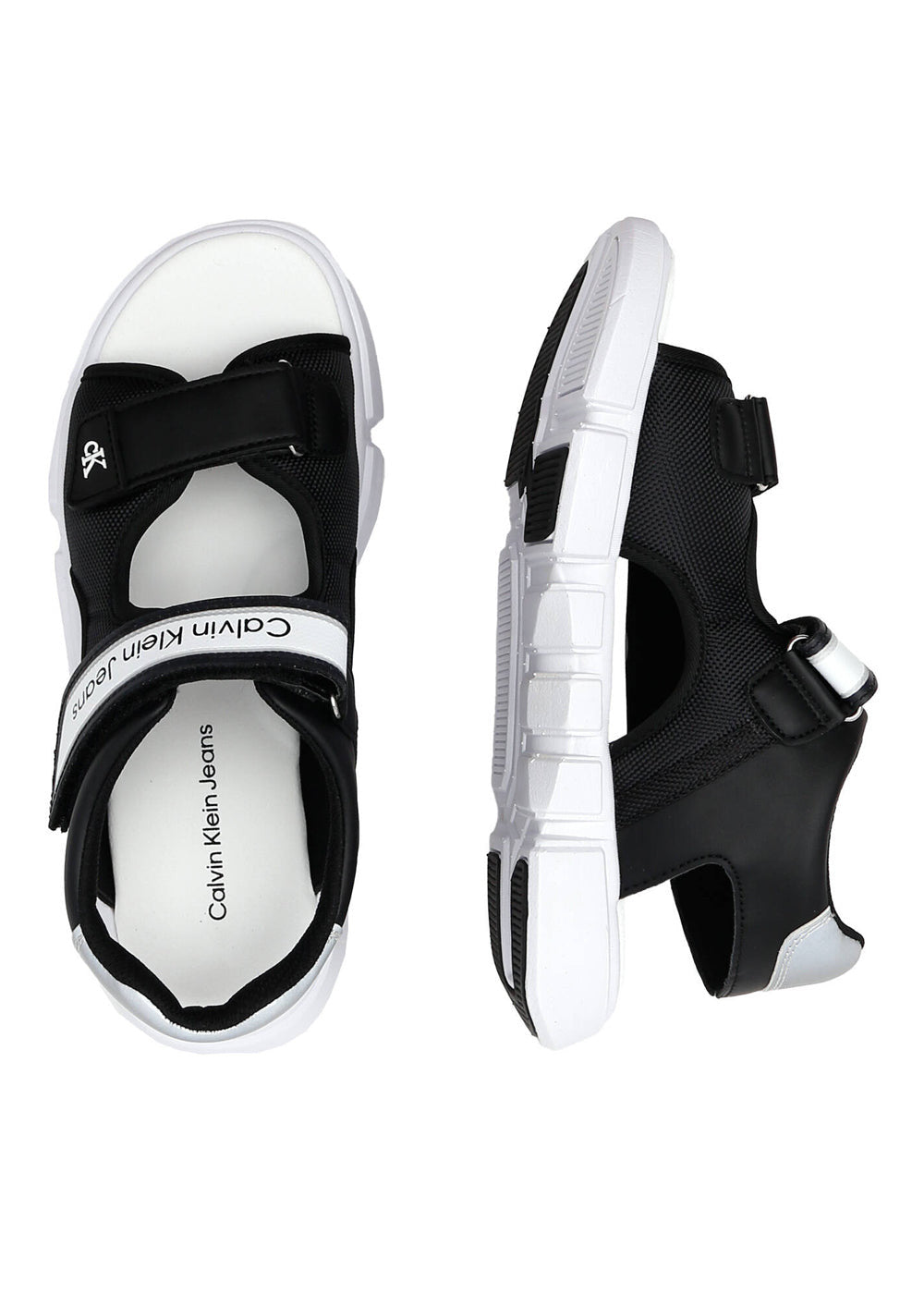 CALVIN KLEIN JEANS V3B2-80614-0211999 Sandały chłopięce kolor czarny -  - #tag1# - #tag2# - #tag3# - #tag4#