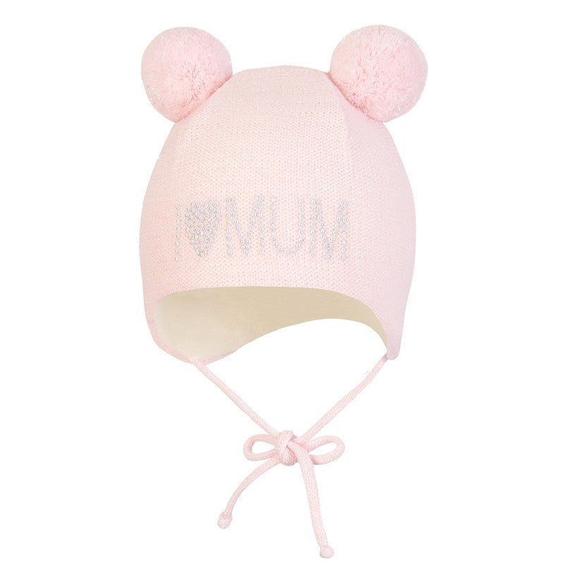 Czapka COCO dla dzieci Broel kolor jasny róż -  - #tag1# - #tag2# - #tag3# - #tag4#