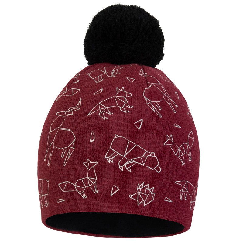 Czapka JAMES dla dzieci Broel kolor bordo - - #tag1# - #tag2# - #tag3# - #tag4#
