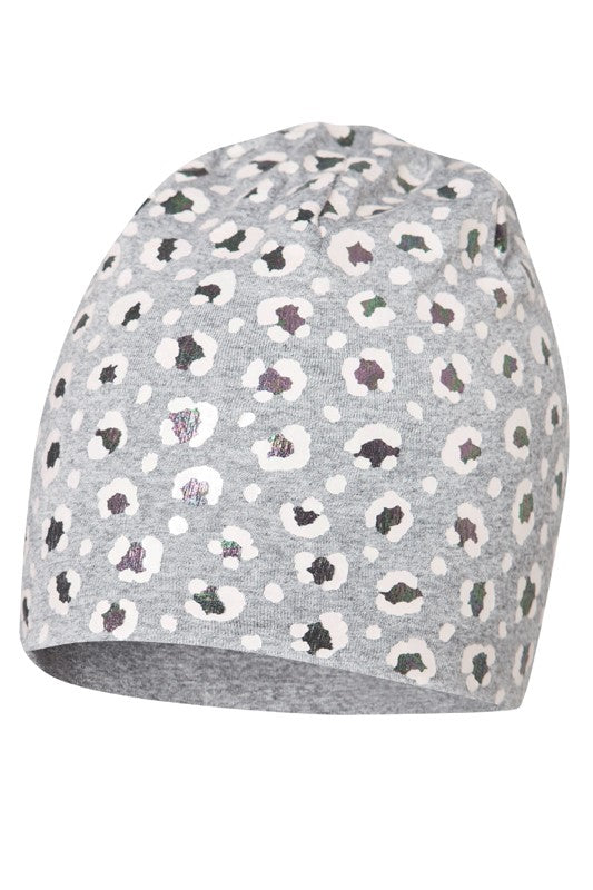 Czapka MARYLA dwustronna dla dziewczyn Broel kolor szary/róż -  - #tag1# - #tag2# - #tag3# - #tag4#