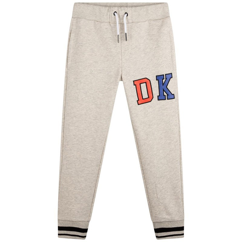 DKNY D24750-C13 Spodnie dresowe chłopięce kolor szary - - #tag1# - #tag2# - #tag3# - #tag4#