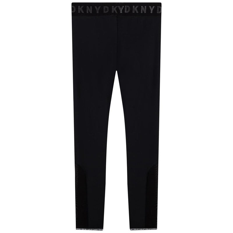 DKNY D34A44-09B Leginsy dziewczęce kolor czarny - - #tag1# - #tag2# - #tag3# - #tag4#