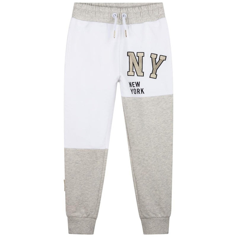 DKNY D34A59-C13 Spodnie dresowe dziewczęce kolor szary - - #tag1# - #tag2# - #tag3# - #tag4#