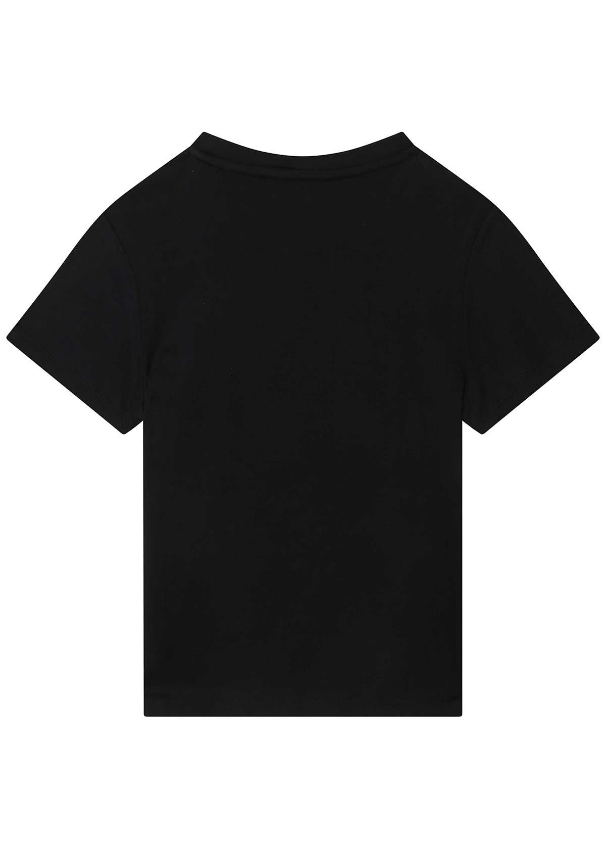 DKNY D35S76-09B T-shirt dziewczynka kolor czarny - - #tag1# - #tag2# - #tag3# - #tag4#
