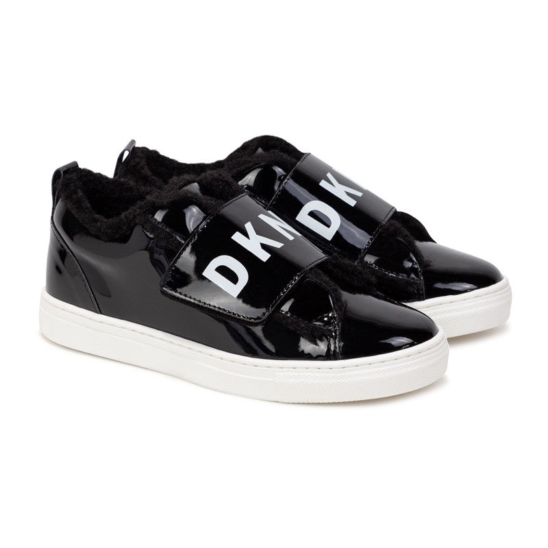 DKNY D39058-09B Sneakersy ocieplane dziewczęce kolor czarny - - #tag1# - #tag2# - #tag3# - #tag4#