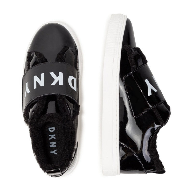 DKNY D39058-09B Sneakersy ocieplane dziewczęce kolor czarny - - #tag1# - #tag2# - #tag3# - #tag4#
