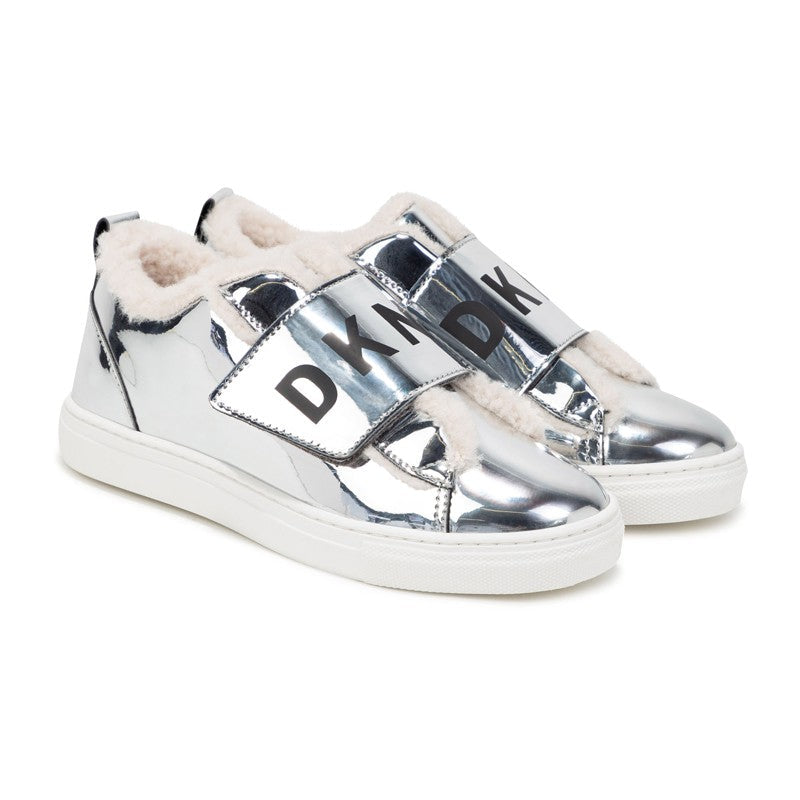 DKNY D39058-16 Sneakersy ocieplane dziewczęce kolor szary -  - #tag1# - #tag2# - #tag3# - #tag4#