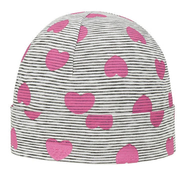Doll 1738843629-1010 Czapka dzianinowa kolor biały/szary/fuksja -  - #tag1# - #tag2# - #tag3# - #tag4#