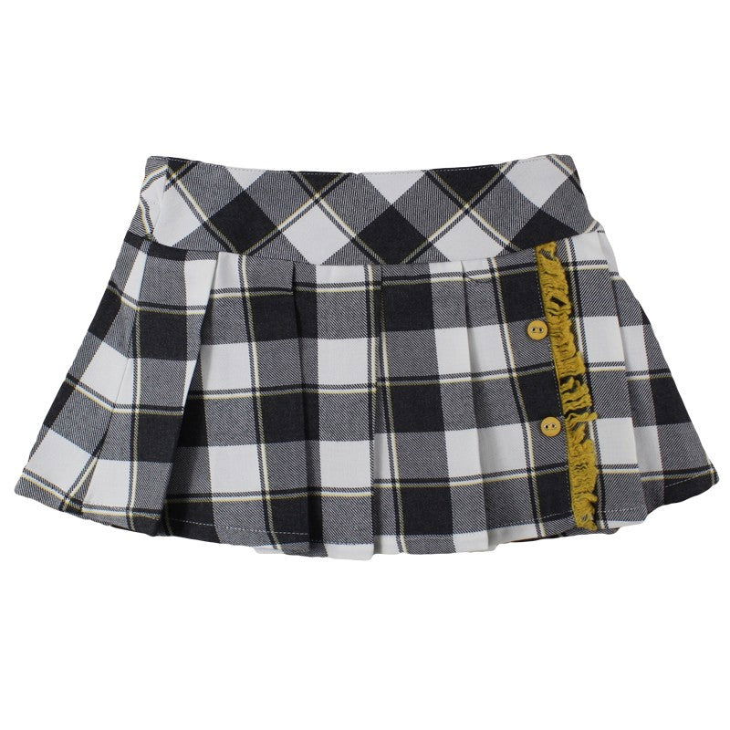 Dr.Kid DK340/O17 spódnica krata  krata kolor szary -  - #tag1# - #tag2# - #tag3# - #tag4#