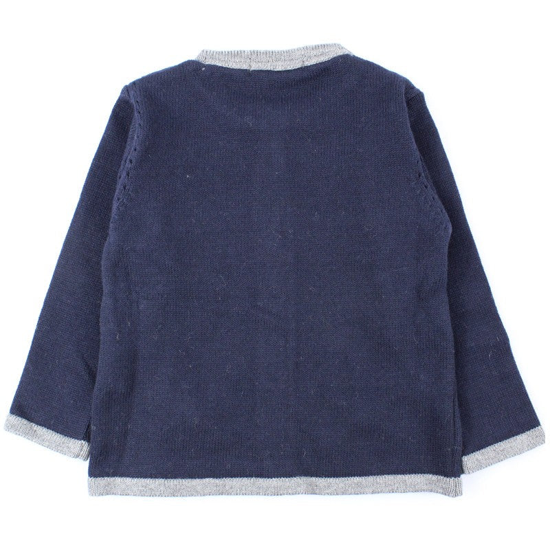 Dr.Kid DK356/O17 sweter  zapinany kolor granat -  - #tag1# - #tag2# - #tag3# - #tag4#