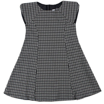 Dr.Kid DK478/O17 sukienka  pepitko kolor czarny -  - #tag1# - #tag2# - #tag3# - #tag4#