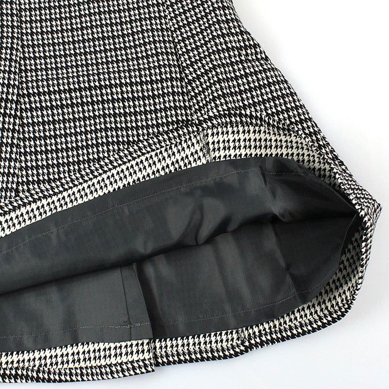 Dr.Kid DK478/O17 sukienka  pepitko kolor czarny -  - #tag1# - #tag2# - #tag3# - #tag4#