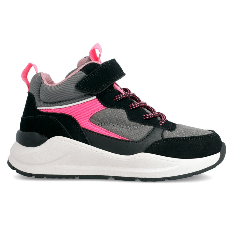 Garvalin Sneakersy dziewczęce 211661-B szary/fuksja - - #tag1# - #tag2# - #tag3# - #tag4#