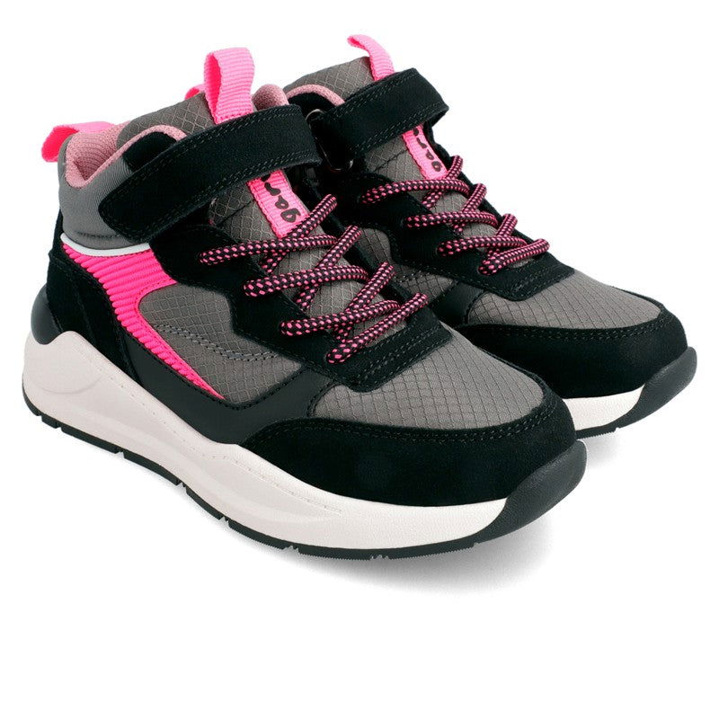Garvalin Sneakersy dziewczęce 211661-B szary/fuksja - - #tag1# - #tag2# - #tag3# - #tag4#