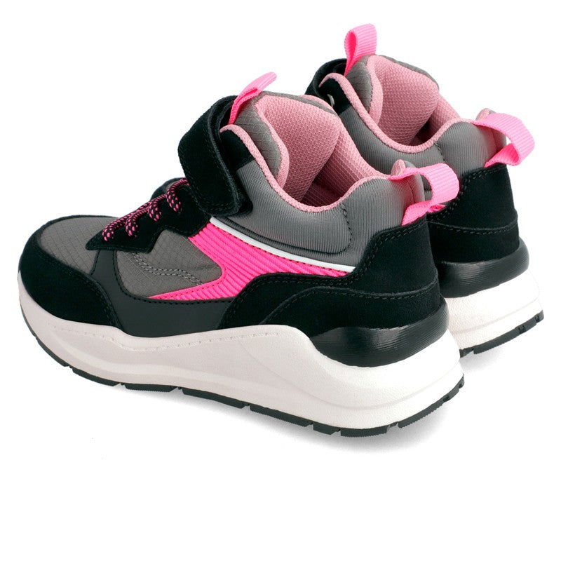 Garvalin Sneakersy dziewczęce 211661-B szary/fuksja - - #tag1# - #tag2# - #tag3# - #tag4#