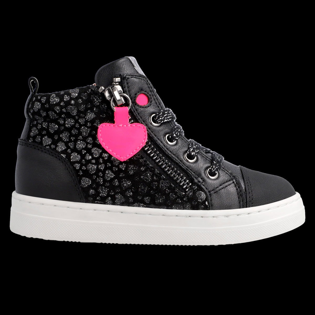 Garvalin sneakersy dziewczęce 211524-A czarne - - #tag1# - #tag2# - #tag3# - #tag4#