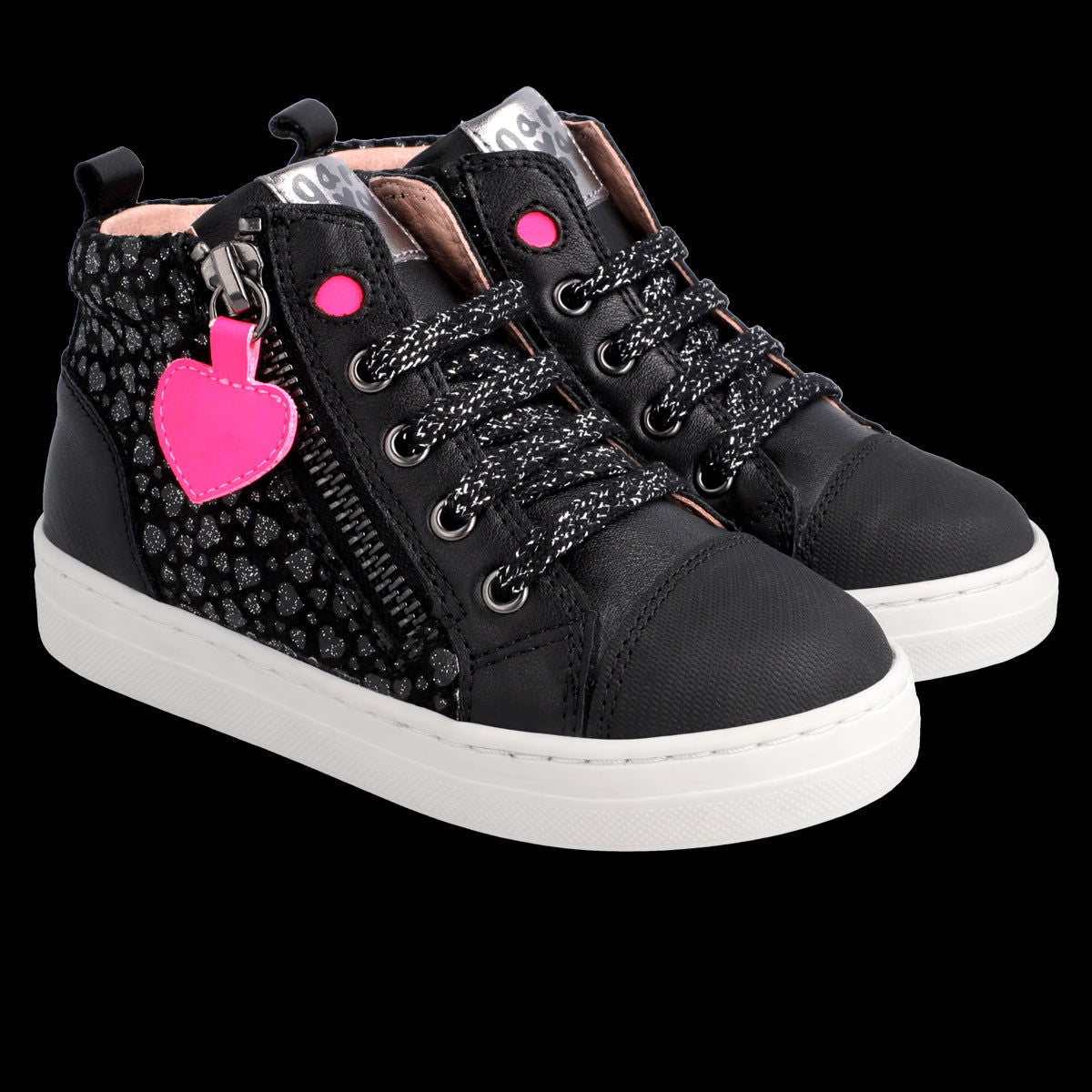 Garvalin sneakersy dziewczęce 211524-A czarne - - #tag1# - #tag2# - #tag3# - #tag4#
