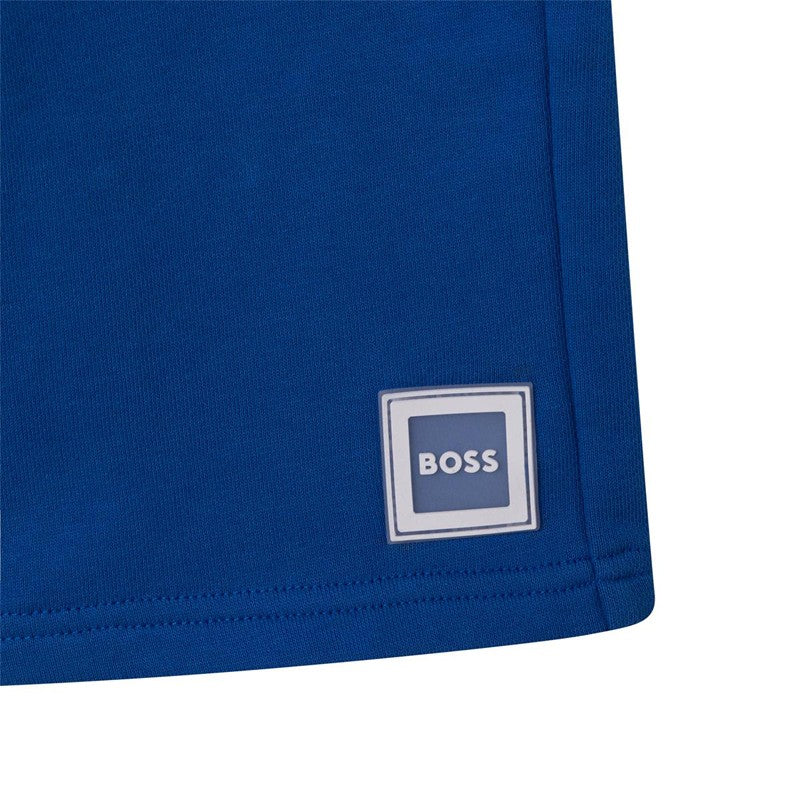 HUGO BOSS J24748-871 Bermudy chłopięce kolor niebieski - - #tag1# - #tag2# - #tag3# - #tag4#