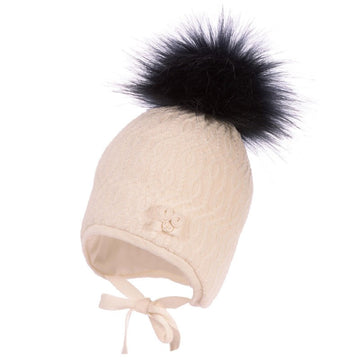 Jamiks ASHA II czapka dziewczęca kolor ekri JZB026-3 -  - #tag1# - #tag2# - #tag3# - #tag4#