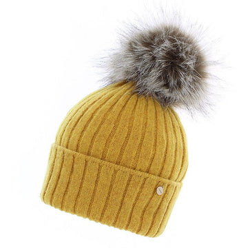 Jamiks AVANTI II czapka dziewczęca z pomponem miodowy -  - #tag1# - #tag2# - #tag3# - #tag4#