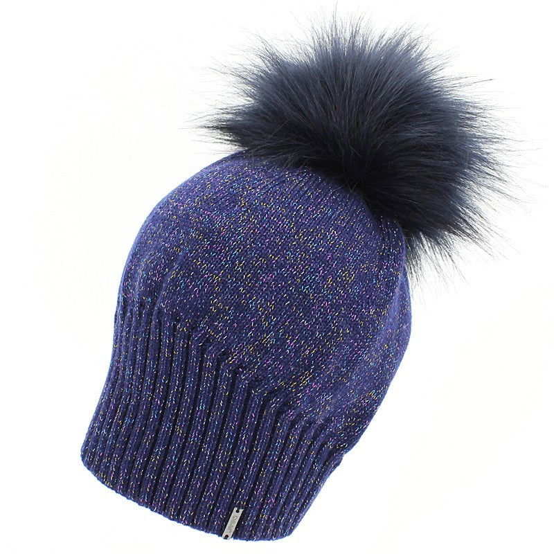 Jamiks JENNIFER II czapka dziewczęca z pomponem modrak -  - #tag1# - #tag2# - #tag3# - #tag4#