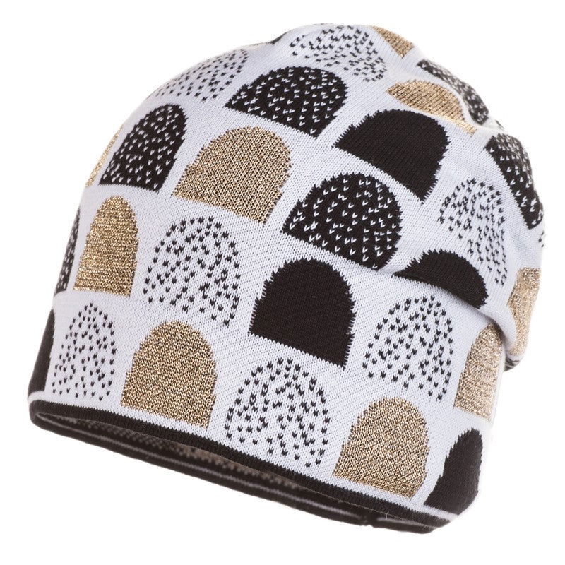 Jamiks JW17028-1 CHARLOTTE czapka kolor biały/czarny -  - #tag1# - #tag2# - #tag3# - #tag4#