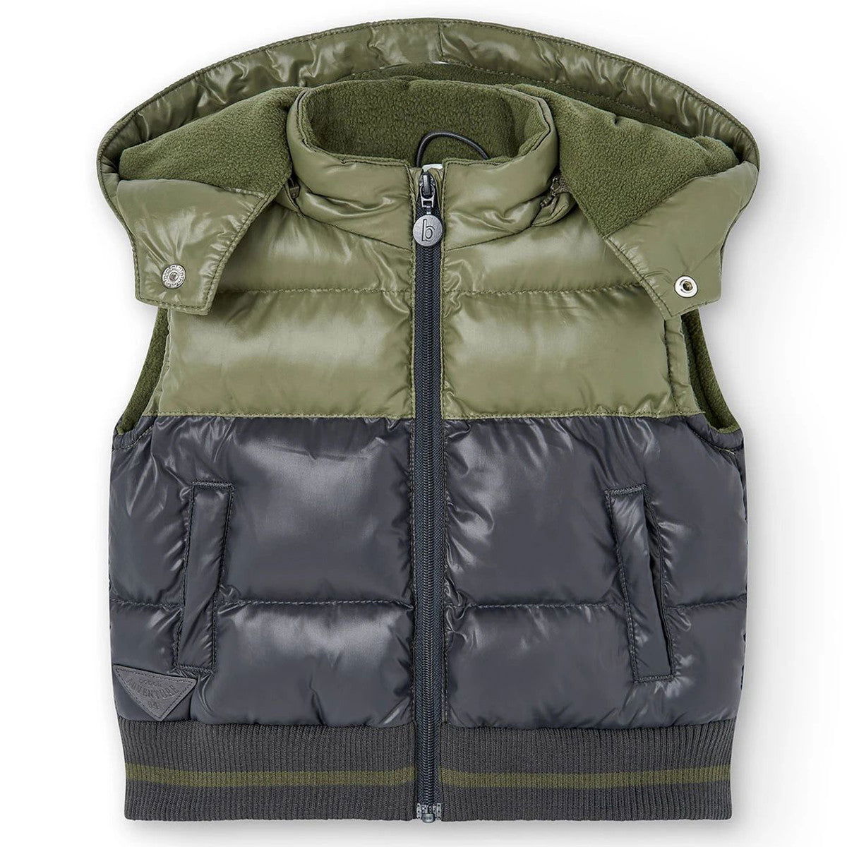 Kamizelka Boboli 337126-4647 kolor khaki - - #tag1# - #tag2# - #tag3# - #tag4#