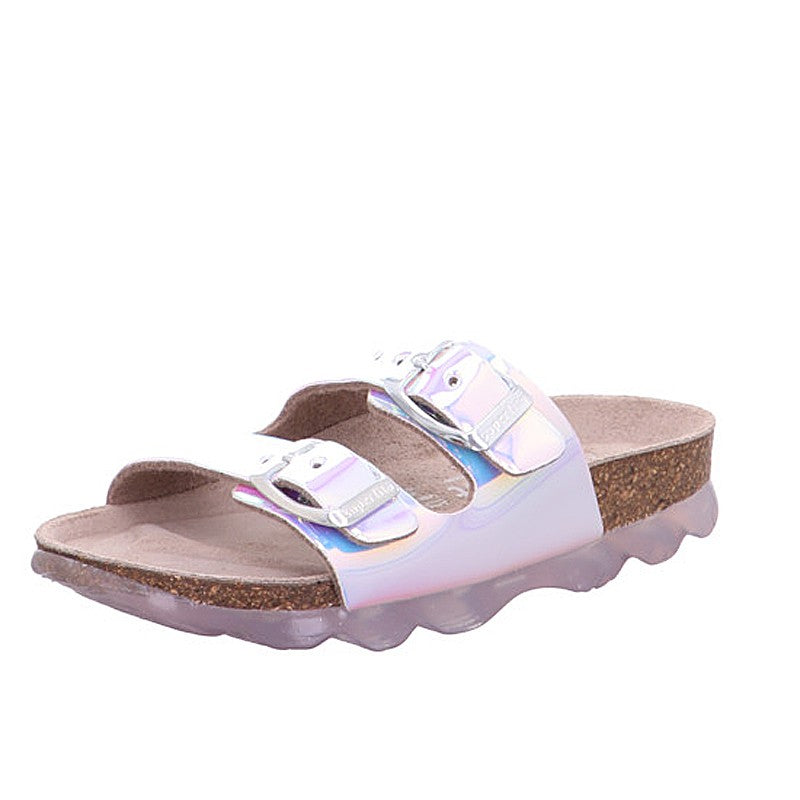 Klapki dla dziewczynek Superfit 1-000119-1010 kolor srebrny -  - #tag1# - #tag2# - #tag3# - #tag4#