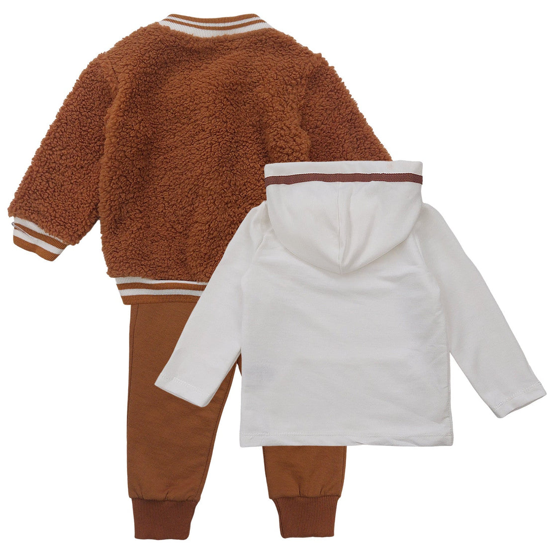 Komplet 3 Części chłopak brąz 2988-151223  GKMOC -  - #tag1# - #tag2# - #tag3# - #tag4#