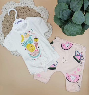 Komplet Dziecięcy Sweet dziewczynka róż 5038-27524 GKMOD -  - #tag1# - #tag2# - #tag3# - #tag4#