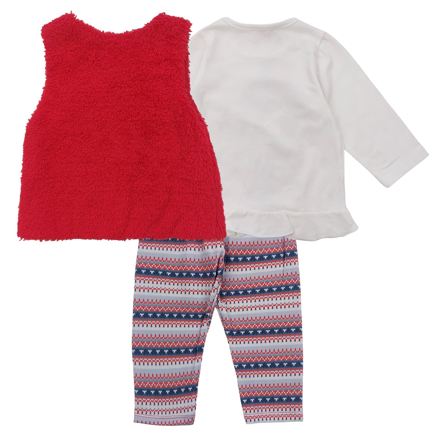 Komplet Kamizelka dziewczynka czerwony 7610-161223  GKMOD -  - #tag1# - #tag2# - #tag3# - #tag4#