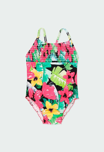 Kostium kąpielowy dla dziewczynki Boboli 824307-9727 kolor róż/zieleń -  - #tag1# - #tag2# - #tag3# - #tag4#