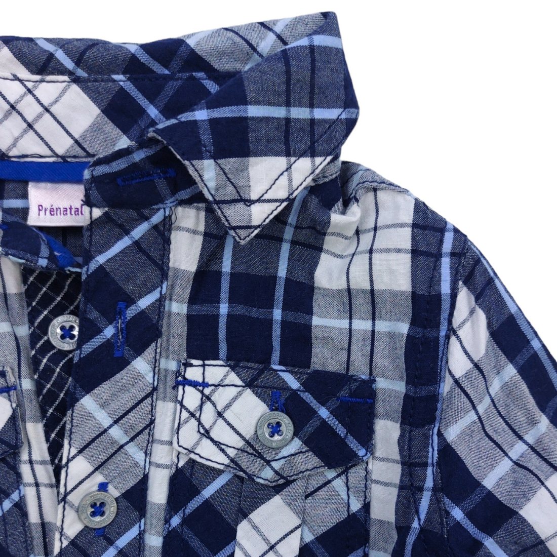 Koszula w kratkę chłopięca używana Prenatal kod 34 -  - #tag1# - #tag2# - #tag3# - #tag4#