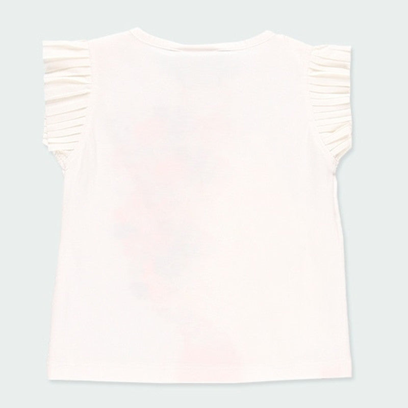 Koszulka dla dziewczynki Baby Boboli 204095-1100 kolor biały -  - #tag1# - #tag2# - #tag3# - #tag4#