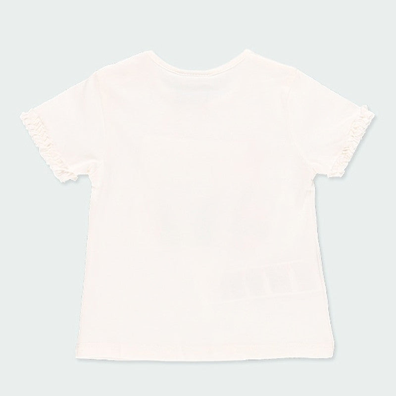 Koszulka dla dziewczynki Baby Boboli 234032-1111 kolor krem -  - #tag1# - #tag2# - #tag3# - #tag4#