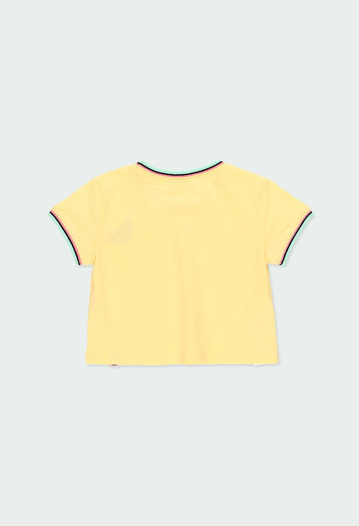 Koszulka dla dziewczynki Boboli 424145-1148 kolor żółty -  - #tag1# - #tag2# - #tag3# - #tag4#