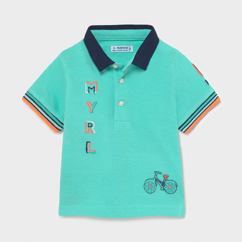 Koszulka polo chłopiec Mayoral 1109-15 turkusowy - - #tag1# - #tag2# - #tag3# - #tag4#