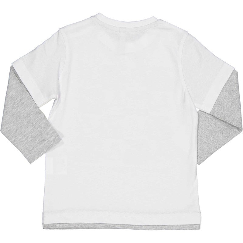 Koszulka z długim rękawem chłopięca Birba&Trybeyond 24024-15A kolor Biały -  - #tag1# - #tag2# - #tag3# - #tag4#