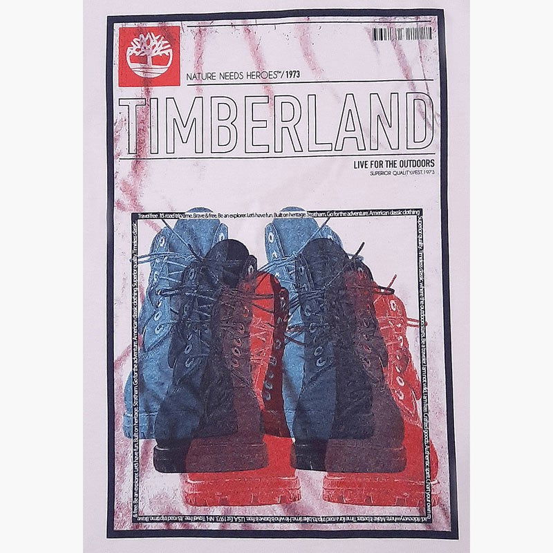 Koszulka z krótkim rękawem chłopięca TIMBERLAND T25R75-10B kolor biały - - #tag1# - #tag2# - #tag3# - #tag4#