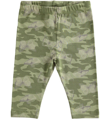 Krótkie leginsy dziewczęce iDO J768-6MS5 kolor zielony -  - #tag1# - #tag2# - #tag3# - #tag4#