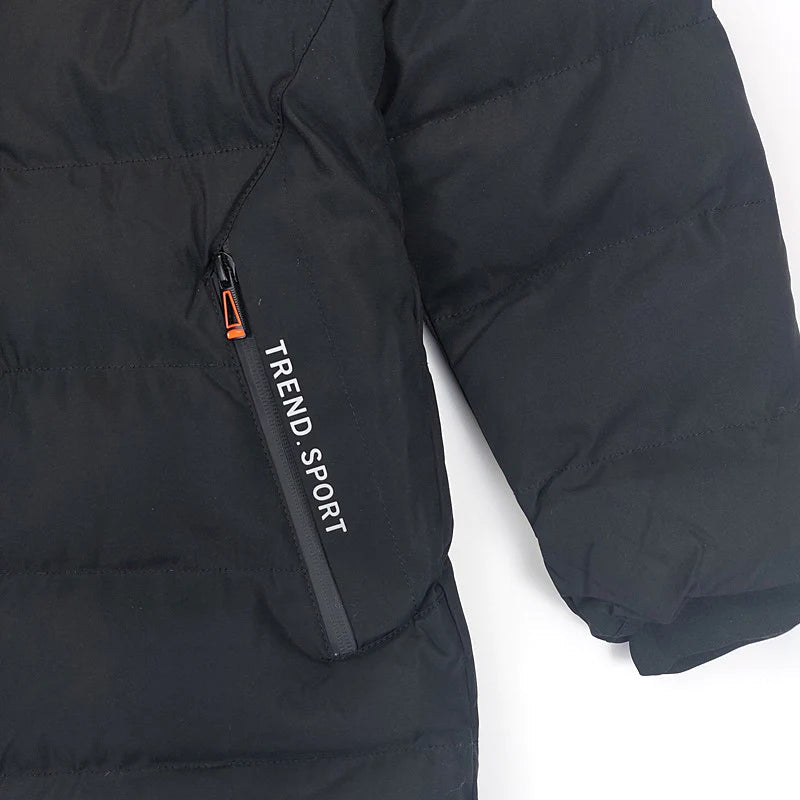 Kurtka Zimowa chłopak czarny B60172-71023  GKMOC -  - #tag1# - #tag2# - #tag3# - #tag4#